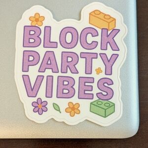 Block Party Vibes Set Of 5 Stickers